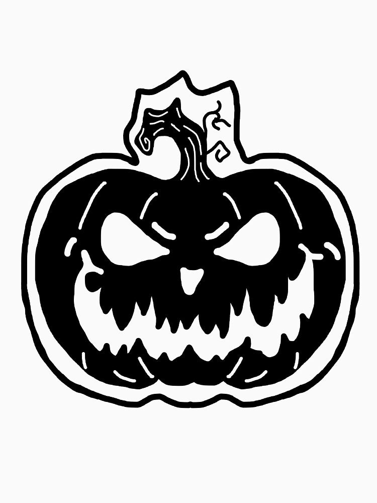 Evil Jack-o-Lantern Black by trudolphi