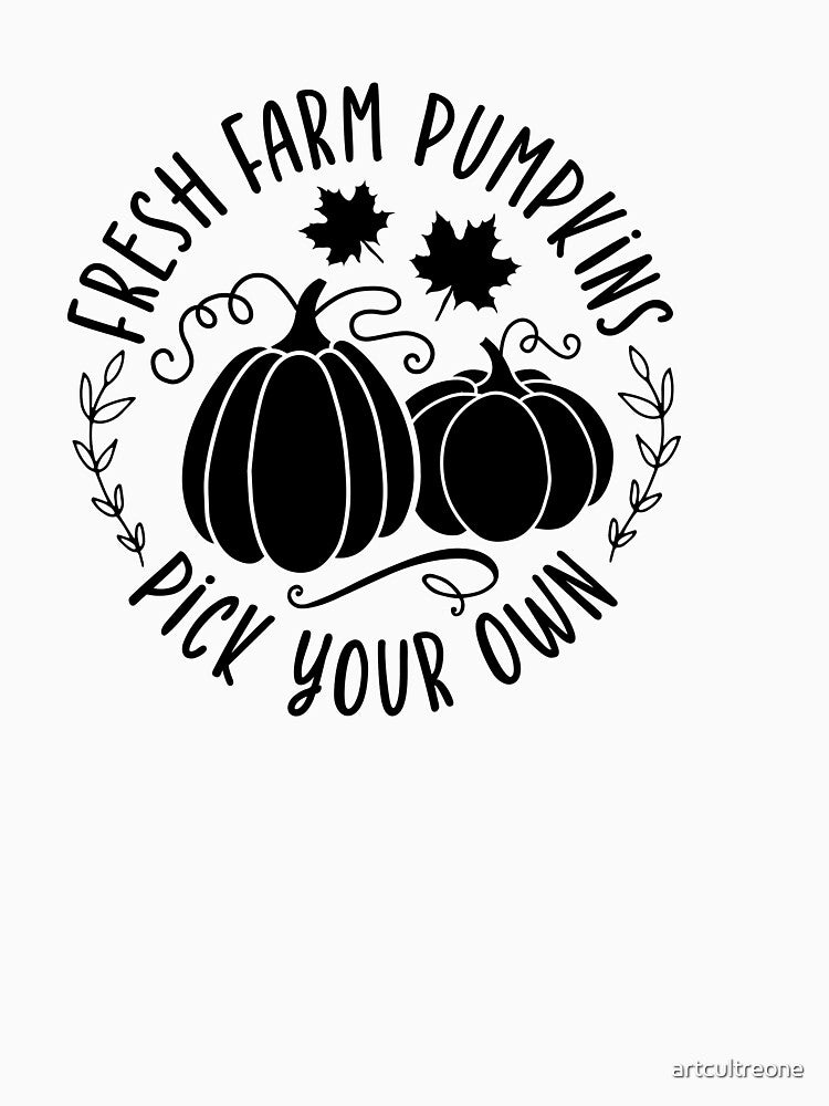 Fresh farm pumpkin pick your own - Autumn Vibes by artcultreone