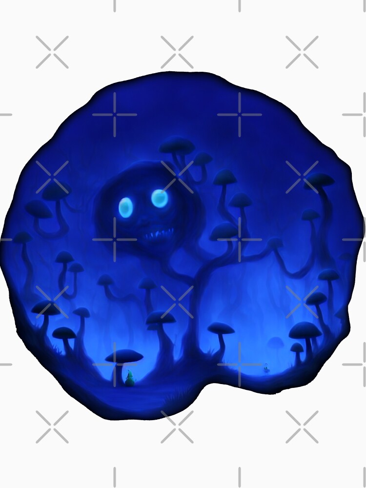 Tree-monster in a mushroom forest XV blue by BrachiaST