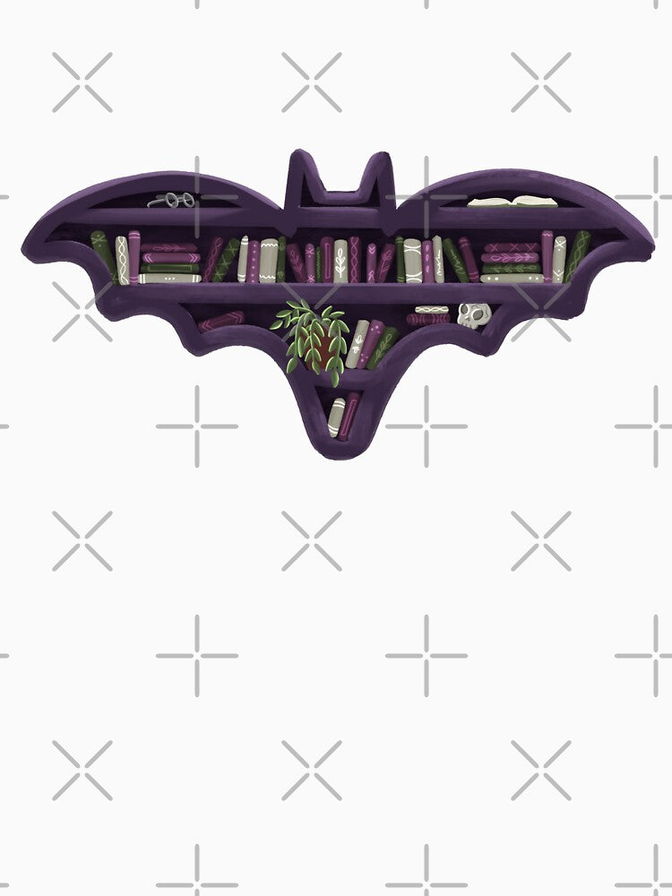 Bat Bookshelf by serafineaandd