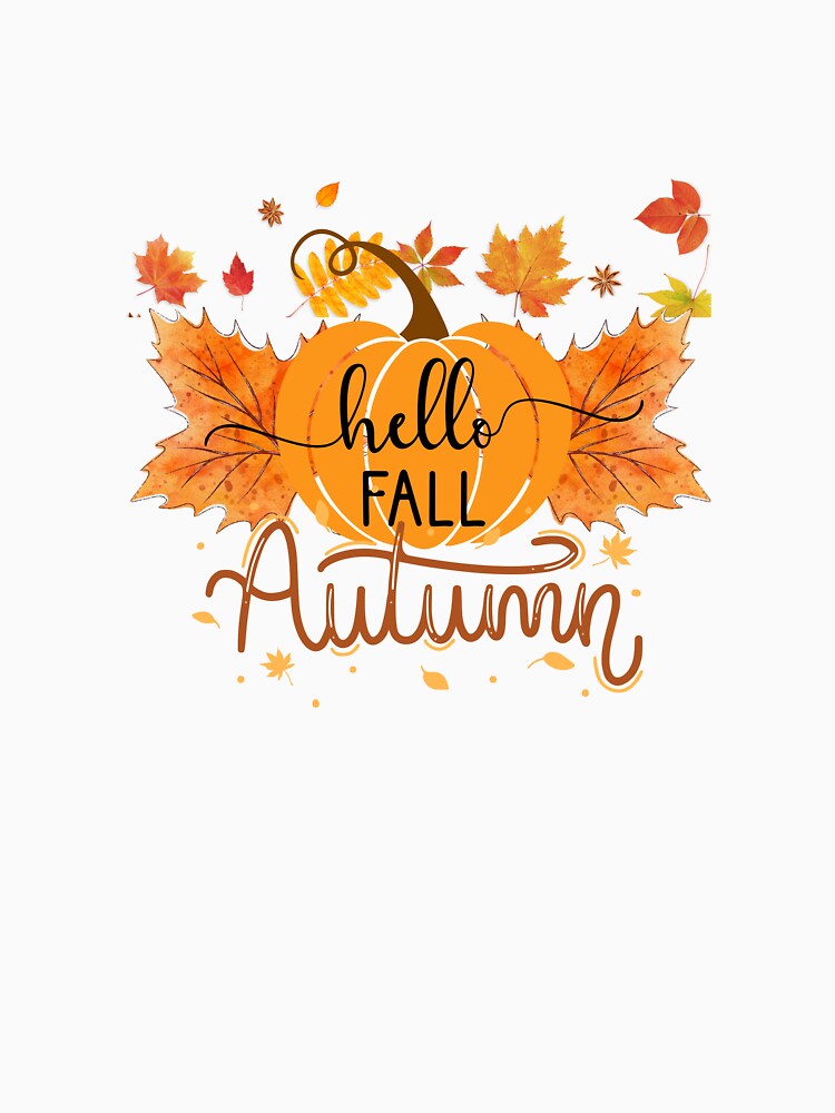Hello Autumn – Cozy Fall Sticker by creativesurface