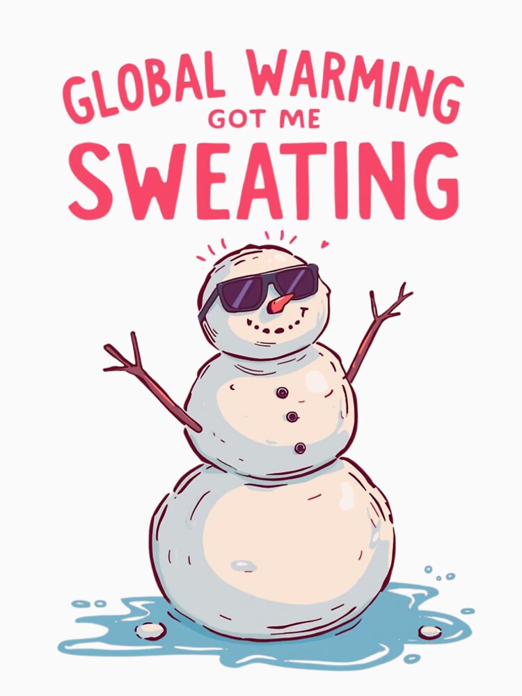 Melting snowman by Pastel & Neon art store