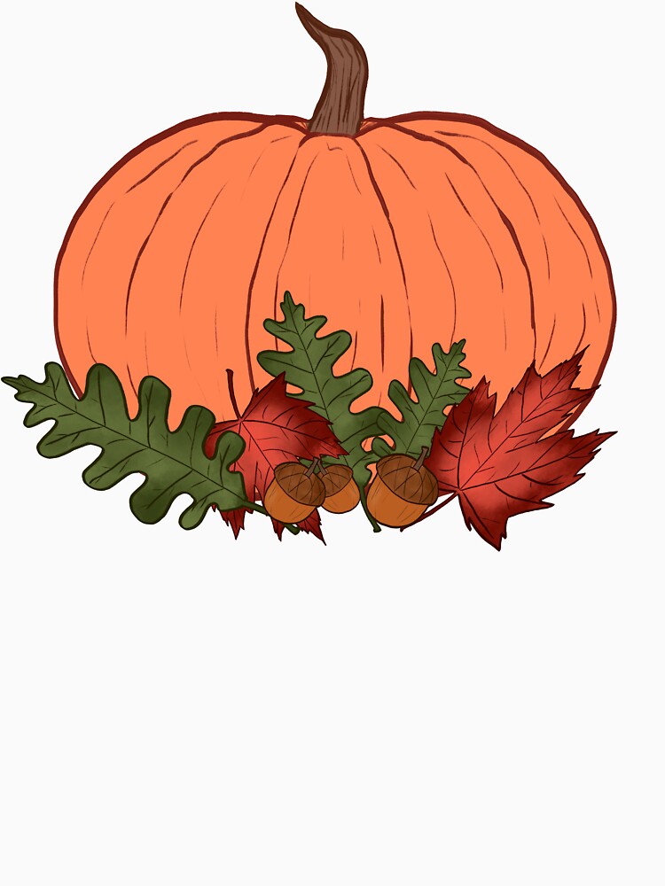 Autumn Pattern w/pumpkin, acorn, maple leaves by OblivionByK