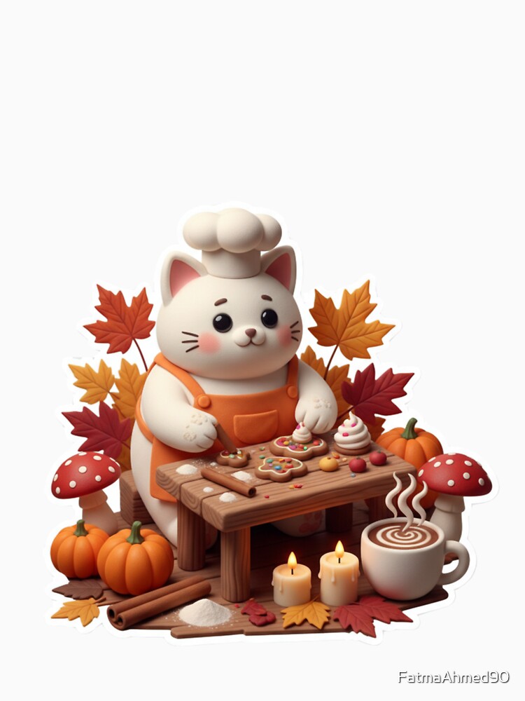 Cozy Autumn Cat by FatmaAhmed90