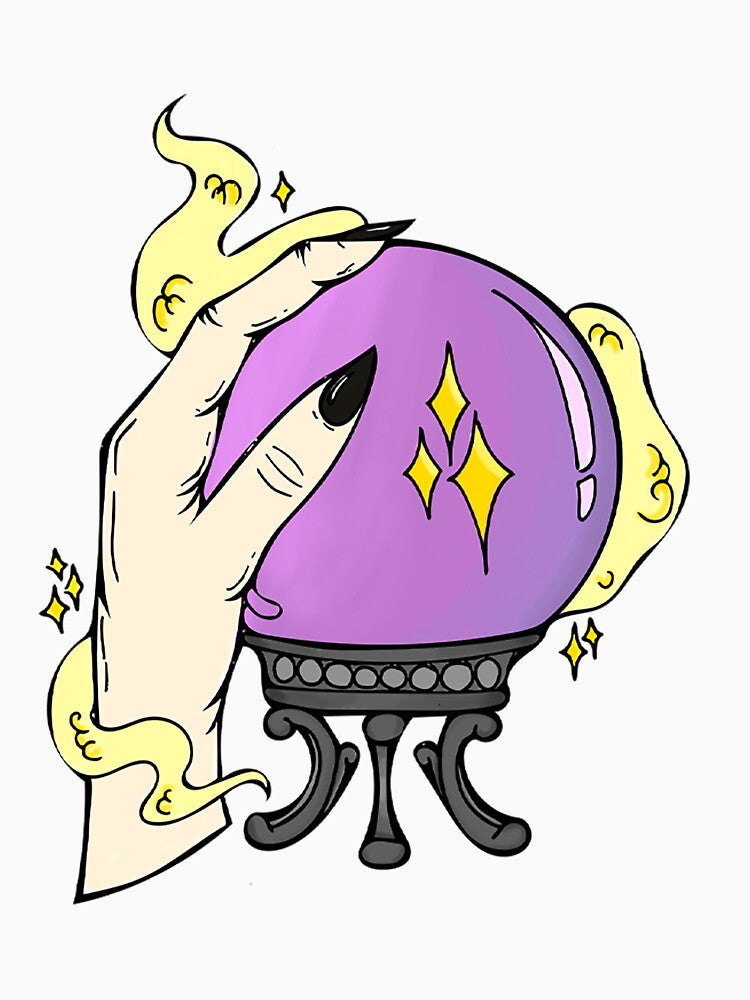 Halloween Tattoo Crystal Ball by Tara Margolis