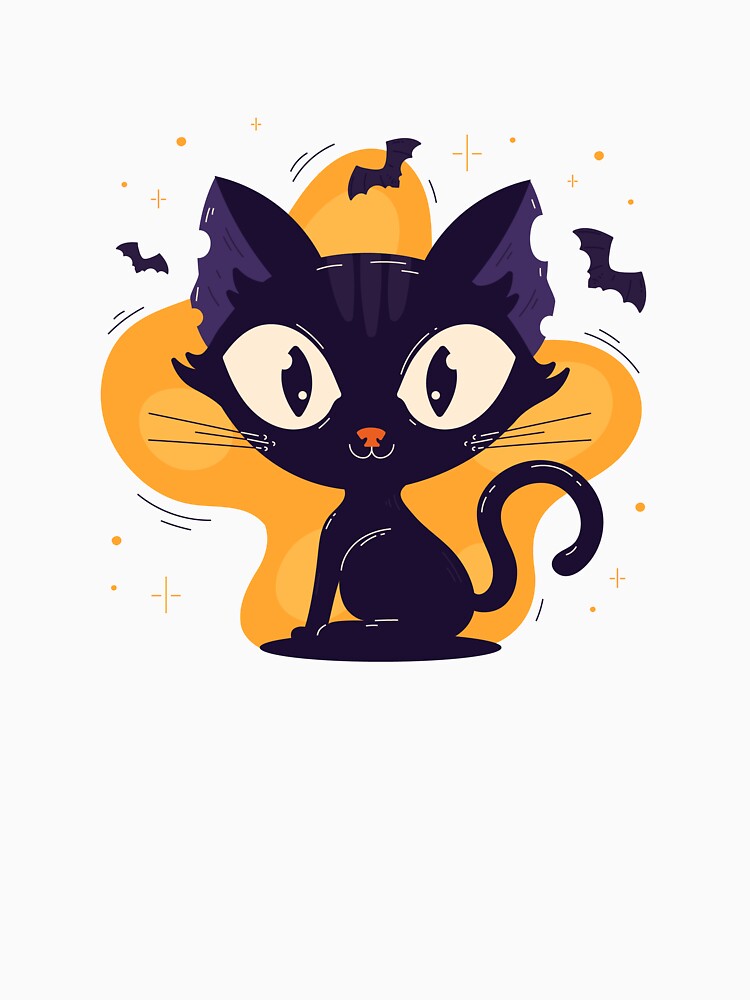 Halloween Black Cat by EricDesignStore