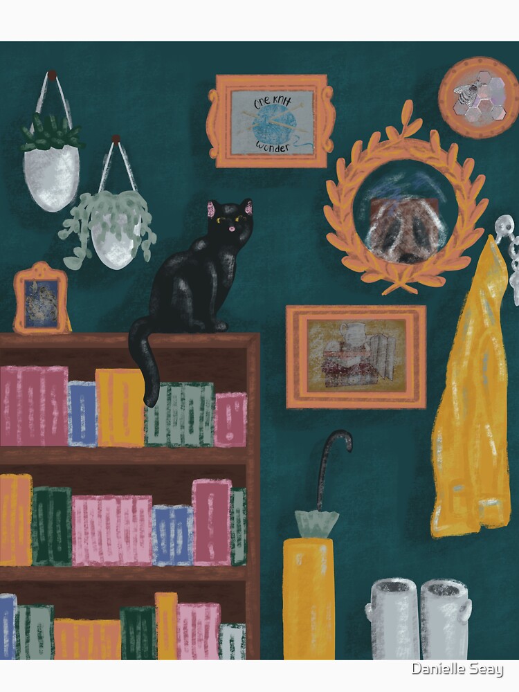 Bookish Cat Aesthetic by Danielle Seay