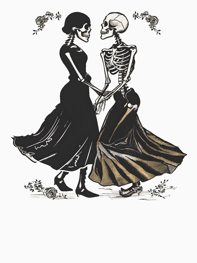 Dancing Skeleton Womens by YIPPEE8