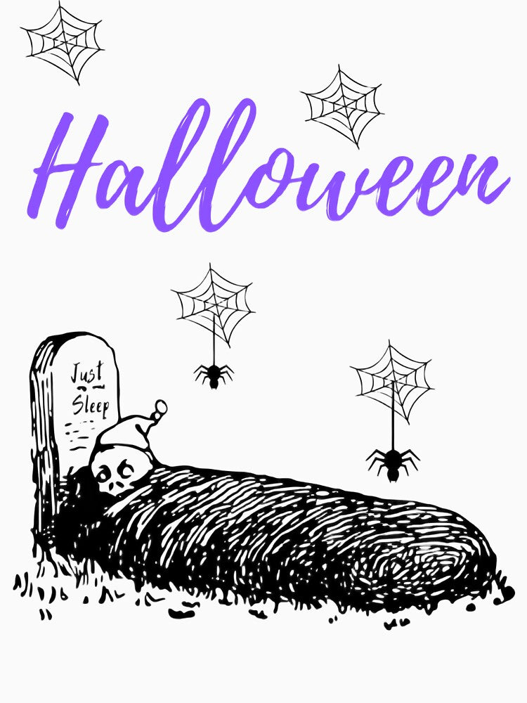 Funny Halloween, Skeleton Sleep, Funny Skeleton, Halloween funny skeleton sleep by Dven-Clothes