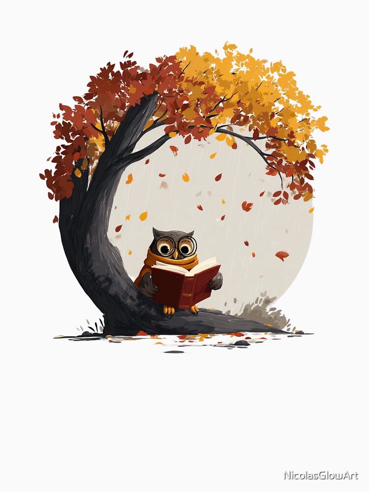 Wise Owl Autumn by NicolasGlowArt