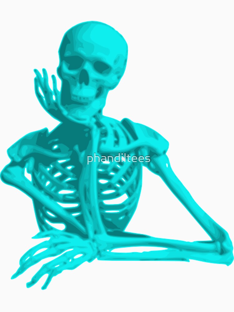 Blue Skeleton! by DoodleDashCollective