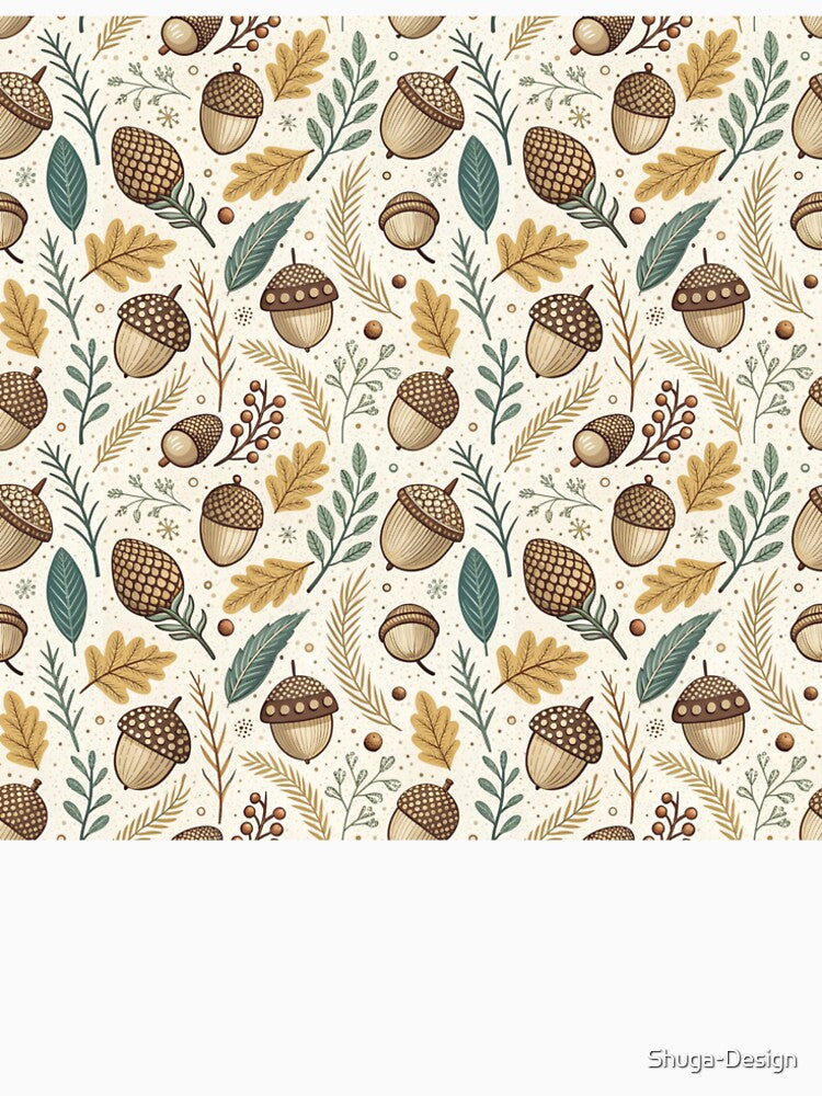 Acorn Harvest Garland by Shuga-Design