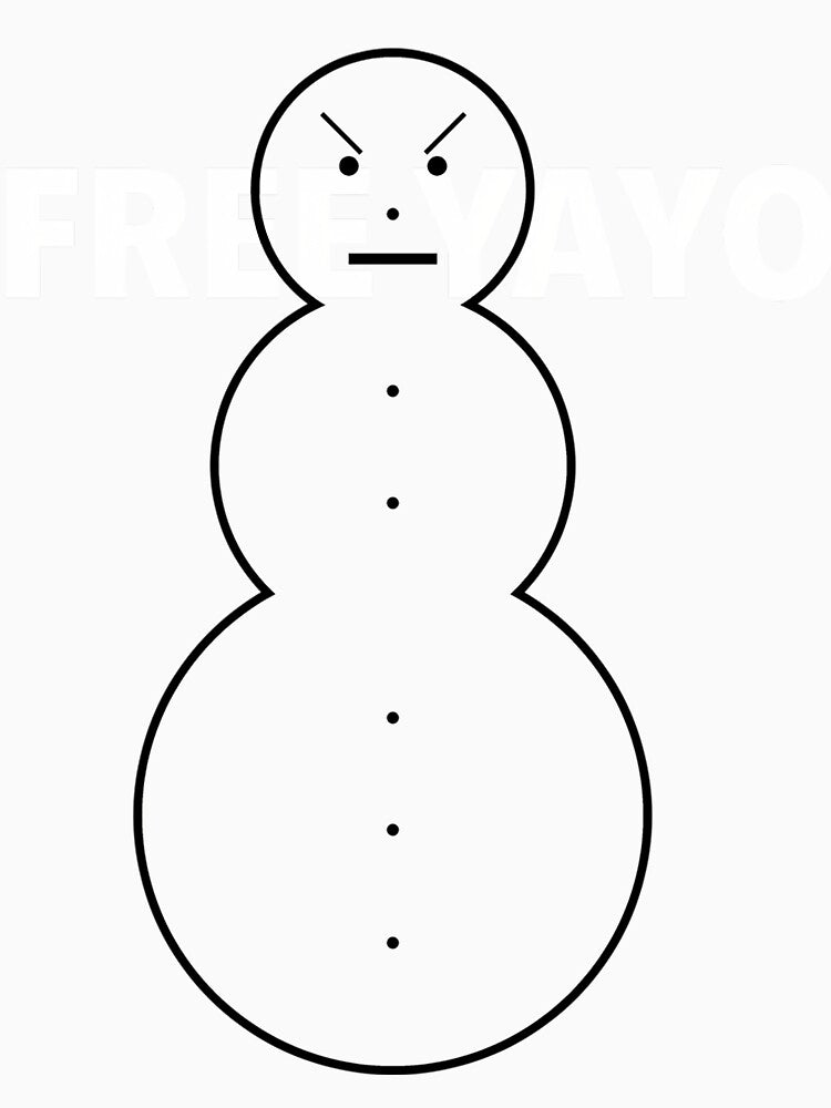 Cool Logo Funny Snowman Christmas by Shop-Art-bigfo