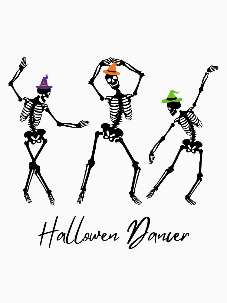Halloween Dancer Skeleton Dancing Design by RK-Artist