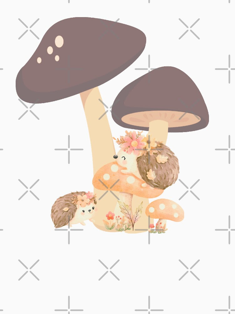 Nostalgic Antique Mushrooms by deirdre gray