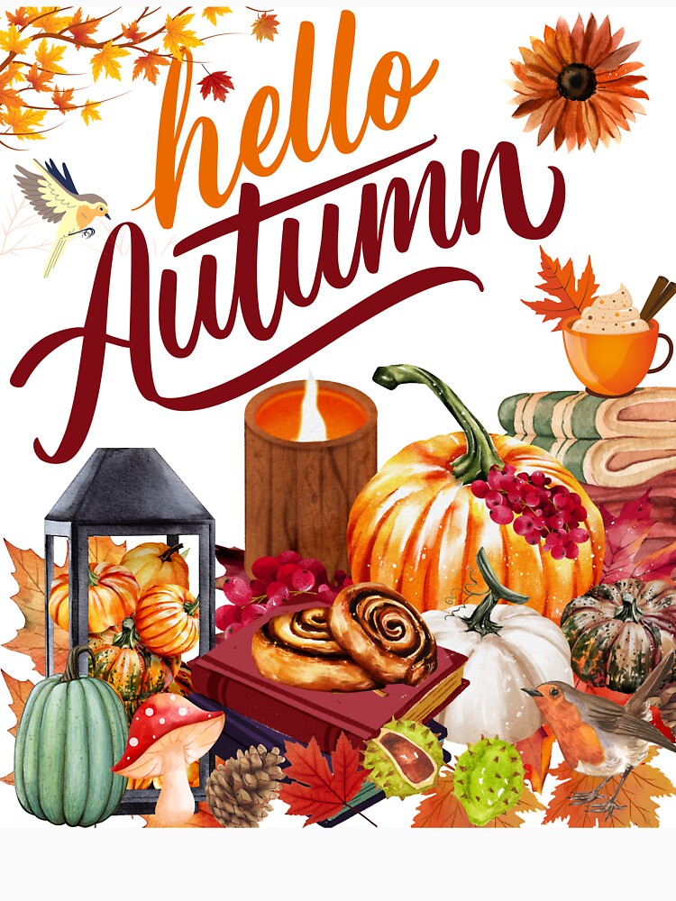 Hello Autumn vibes with cosy colours and good energy by HowAboutTee