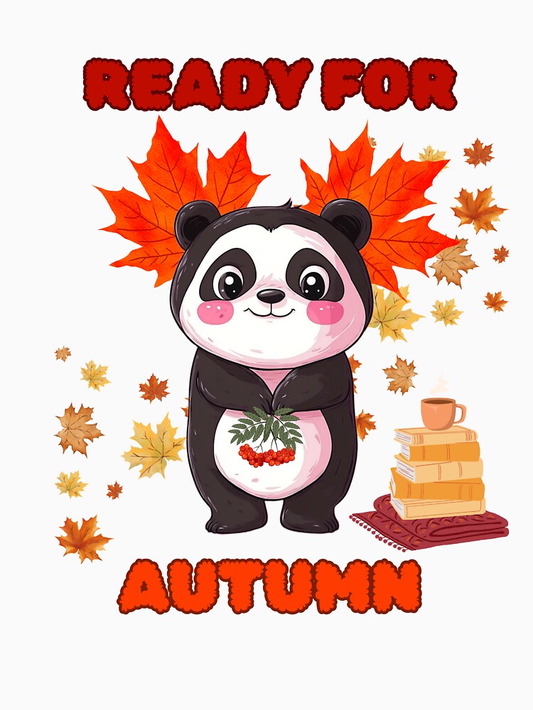 Ready for Autumn – Cute Panda Design by PandiCom