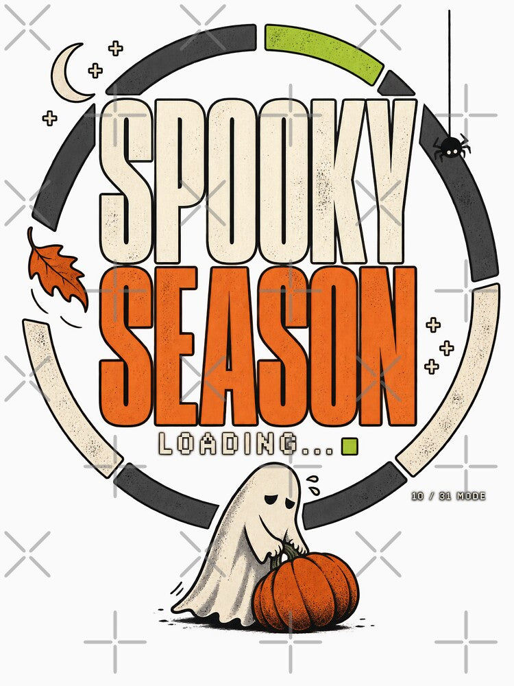 Spooky Season Loading Tired Ghost Pumpkin by Trendy-Artistry