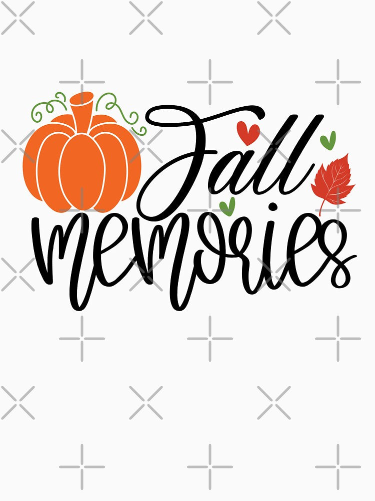 Fall Memories - Retro Autumn Vibes Fall Season USA Apparel by FuzionRaptor