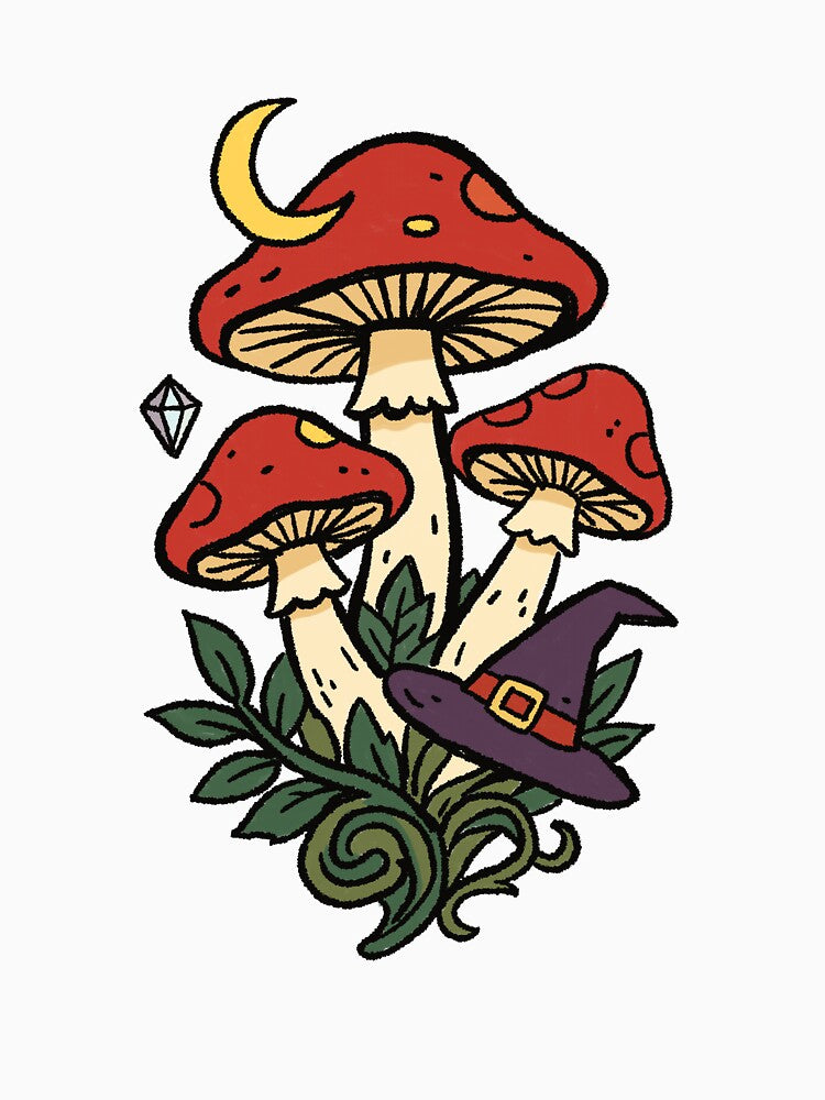 Gothic Mushroom & Hat by SugarCore