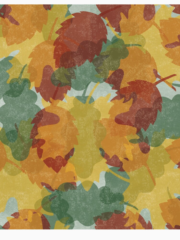 Fall Leaves Pattern by AnnikaisDrawing