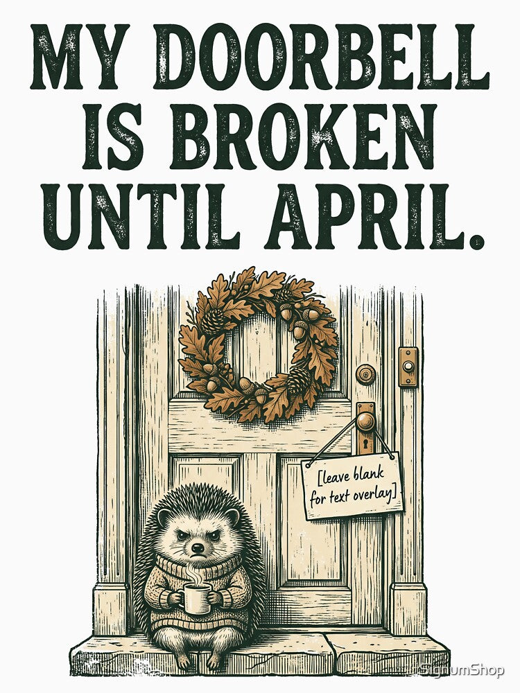 My Doorbell Is Broken Until April by SignumShop
