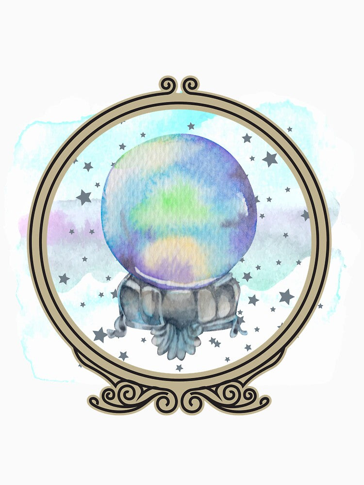 Watercolor Crystal Ball by flair-of-flame