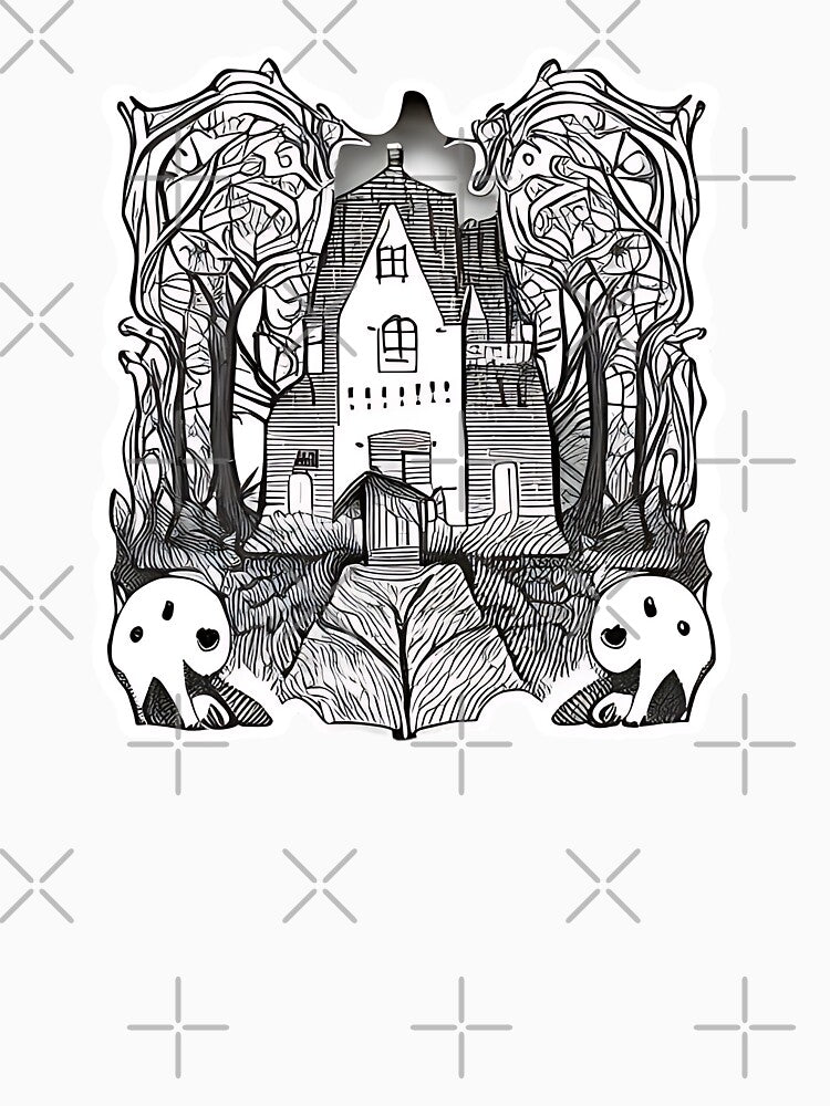 Haunted Mansion Abstract Design by Litheon