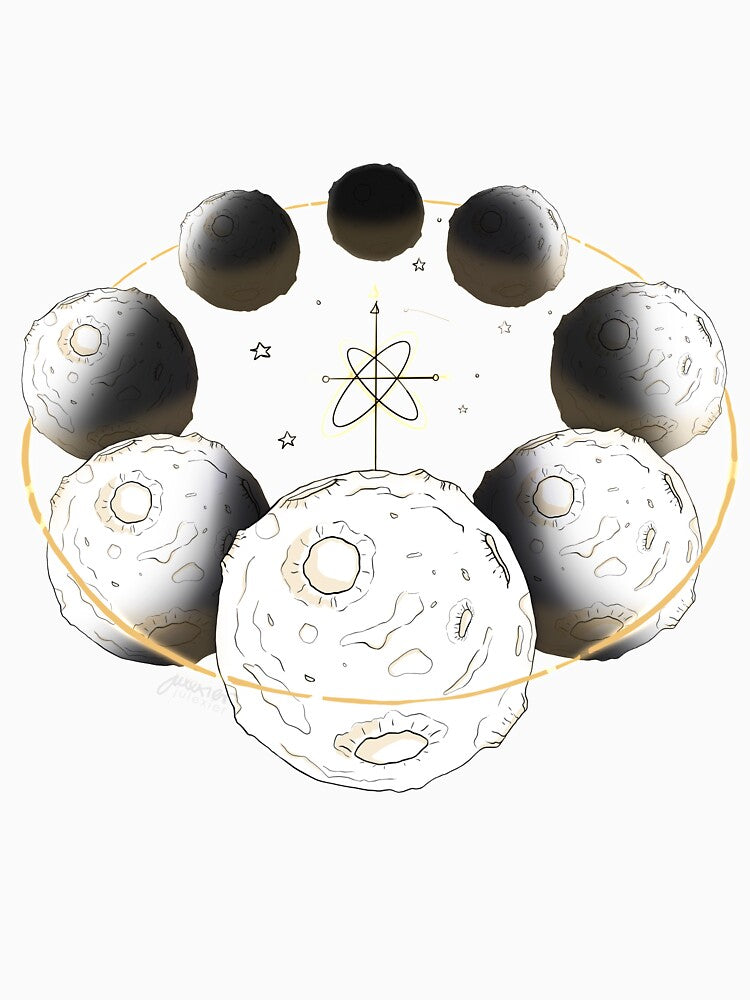 Moon phases by julexier