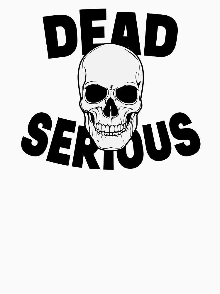 Dead Serious || Halloween Skull by MadSwellDesigns