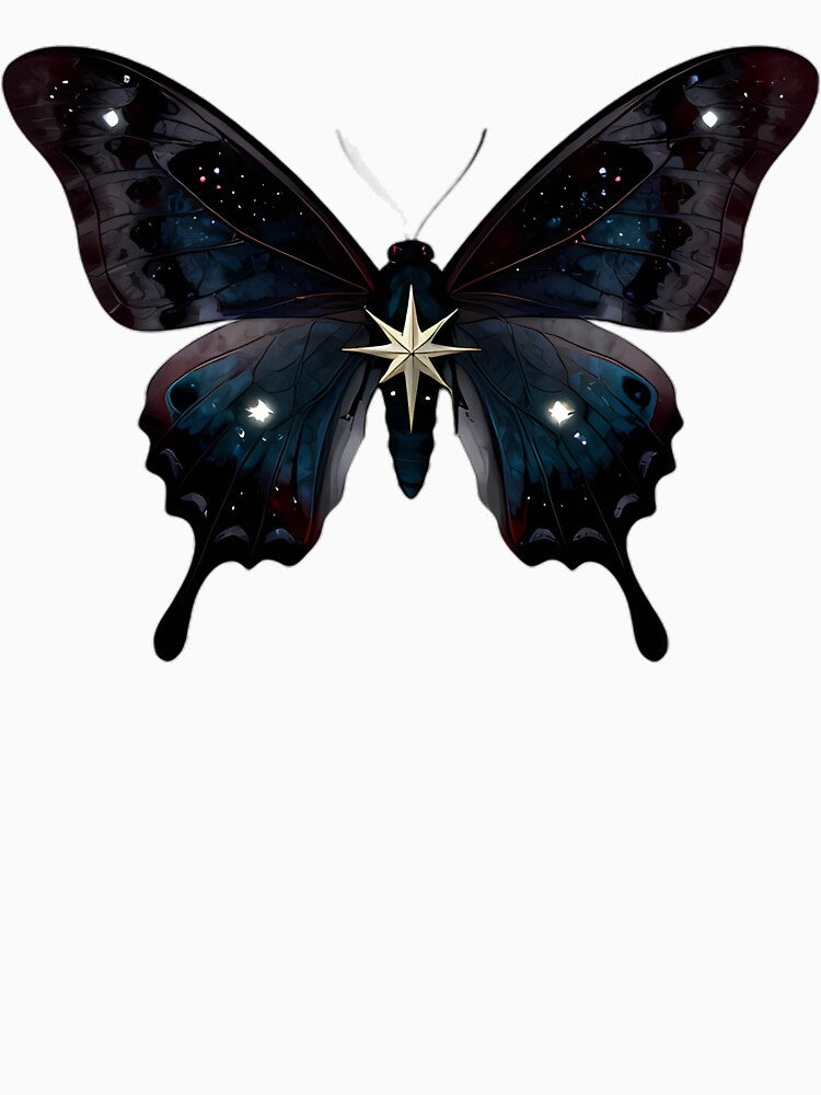 Gothic Luna Moth The Star Tarot by IllumeInk