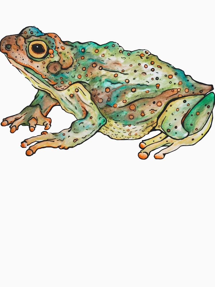 Watercolor toad by BunniBizzare