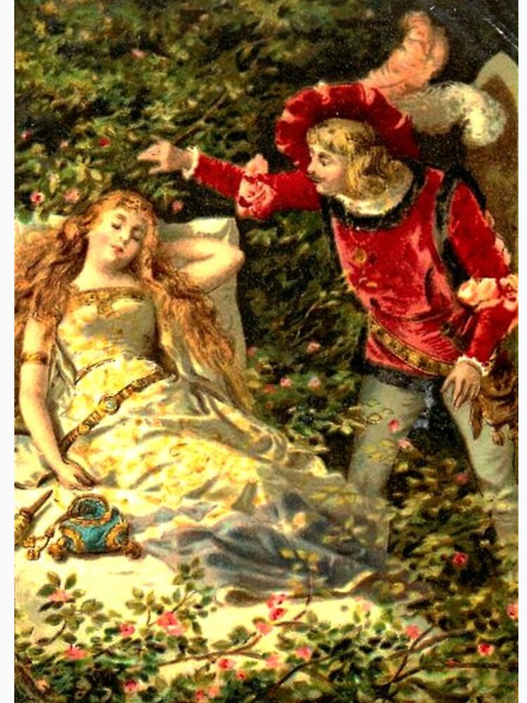 Sleeping Beauty and the Prince Vintage Christmas by J.N by sweetartnc