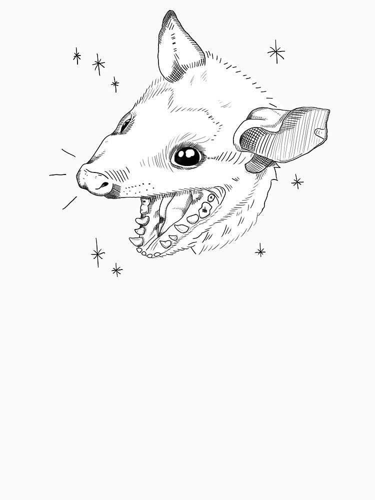 Opossum Scream by honey-raven