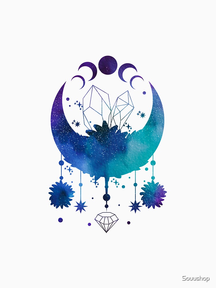 Only galaxy moon Luna phases by Souushop