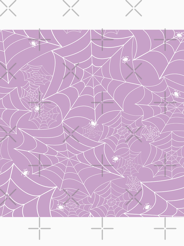 halloween spider web pastel purple by Gossip Rag