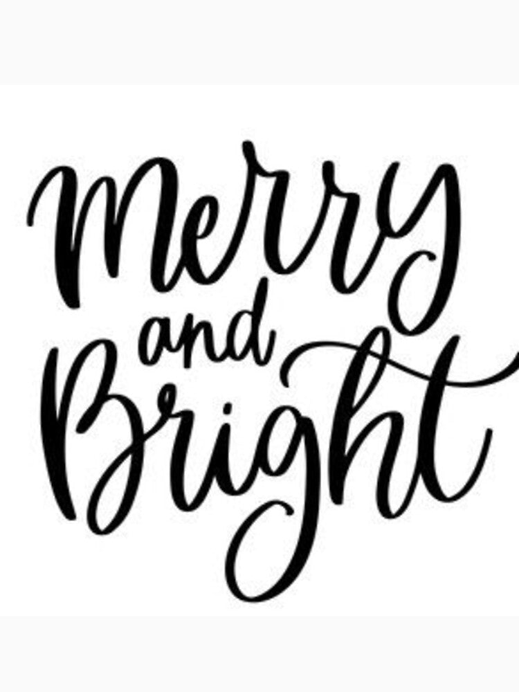 Merry and Bright (Cursive) by gameshowfan2001