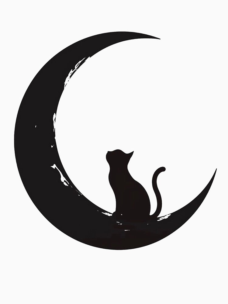The Cat On The Moon by The-SilentPlace