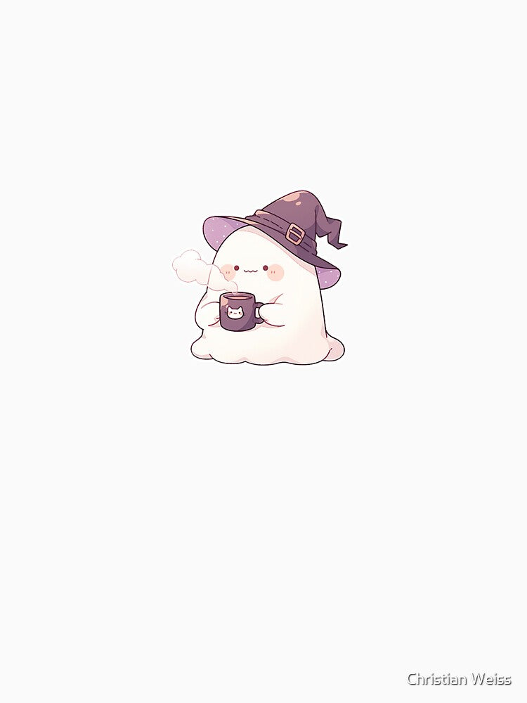 Cozy Ghost with Latte by Christian Weiss