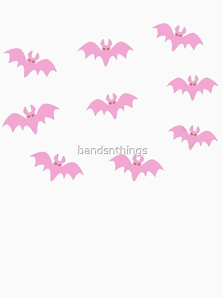 Pastel Pink Bats by bandsnthings