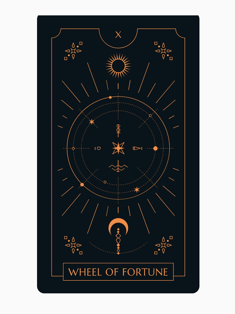 Wheel Of Fortune Tarot Card by Spiritualmagic