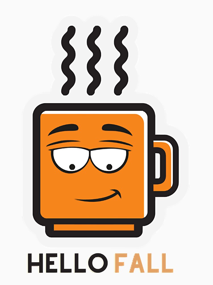hello fall hot coffee mug Classic by ALBERTWOLF5