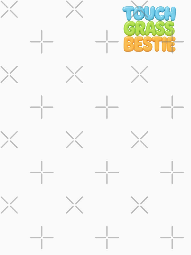 Touch Grass Bestie – Gen Z Roast Sticker by CaffeinatedCreatures