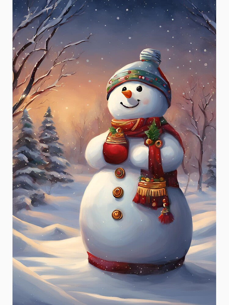 Snowman ready for Christmas by Anisha  Vaz