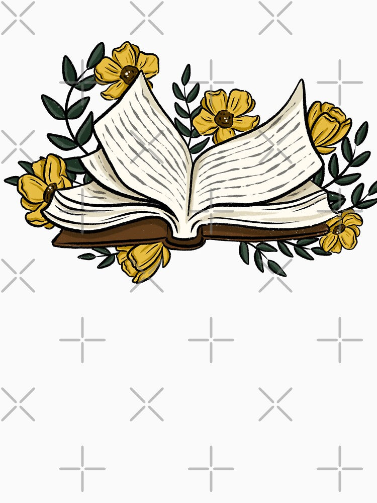Book with Yellow Flowers by serafineaandd