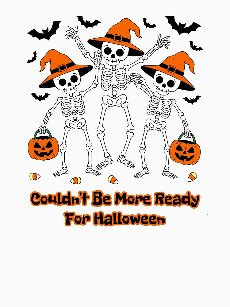 Funny Skeleton Trio || Couldn’t Be More Ready for Halloween by RoraLily