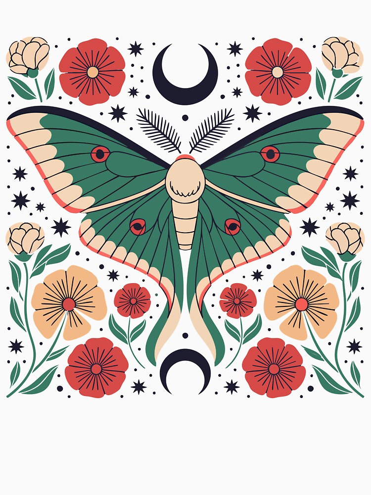 The Luna Moth by CraftyBloom
