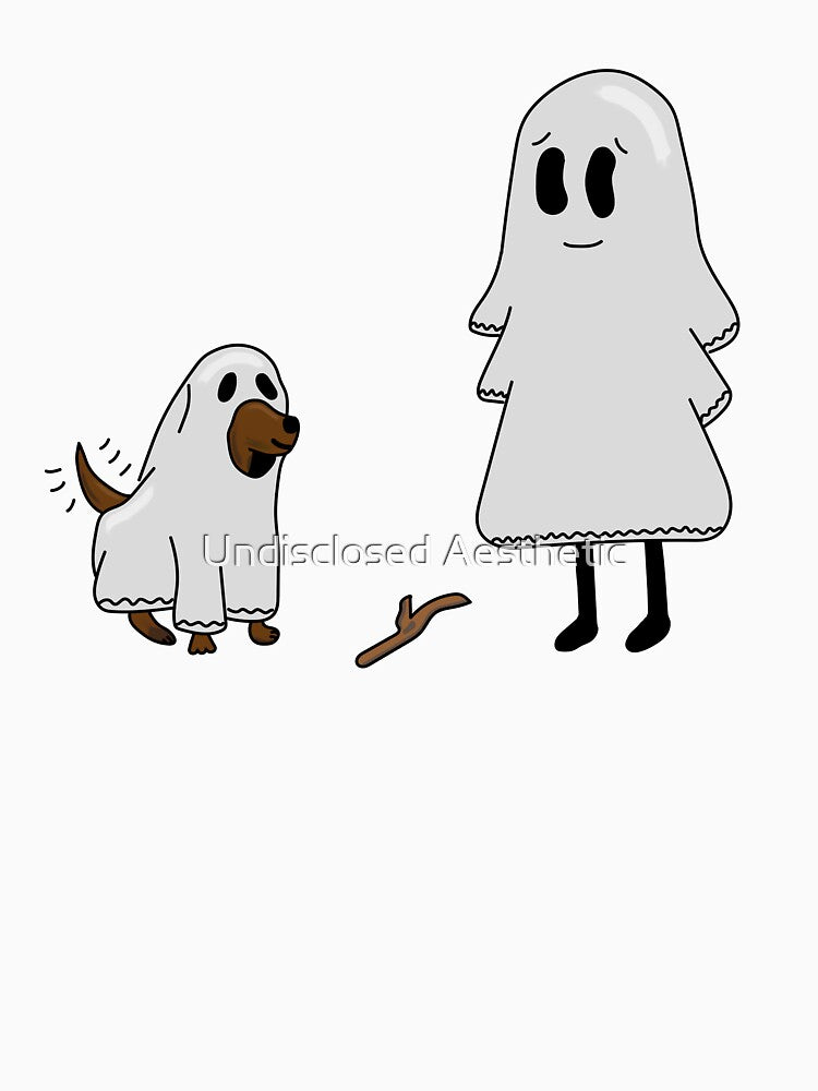 Ghost and Ghost Dog Isolated by Undisclosed Aesthetic