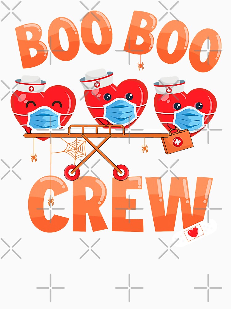 Boo Boo Crew Valentine's Day 2022 Heart Nurse Wearing Mask by norwoodcarney