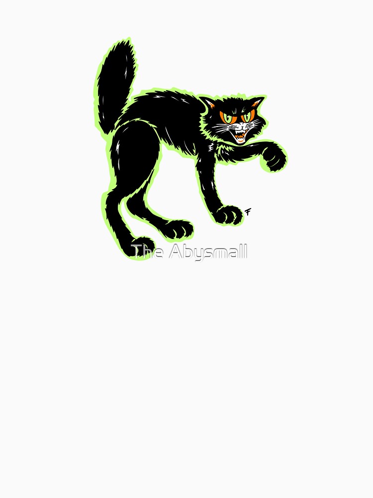 Vintage Halloween Black Cat by The Abysmall